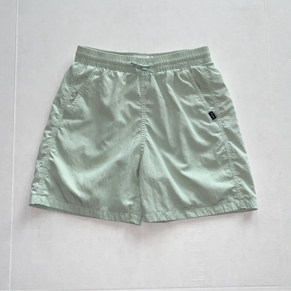 abercrombie kids Boys Swim Trunks Seafoam Mint Green Swim Board Shorts Sz 13/14